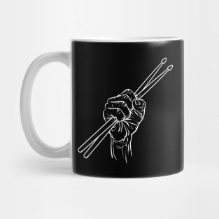 Drumsticks, drummer, musician, Mug